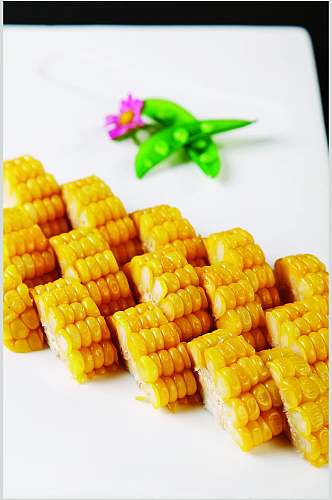 鲜玉米美食食物摄影图片