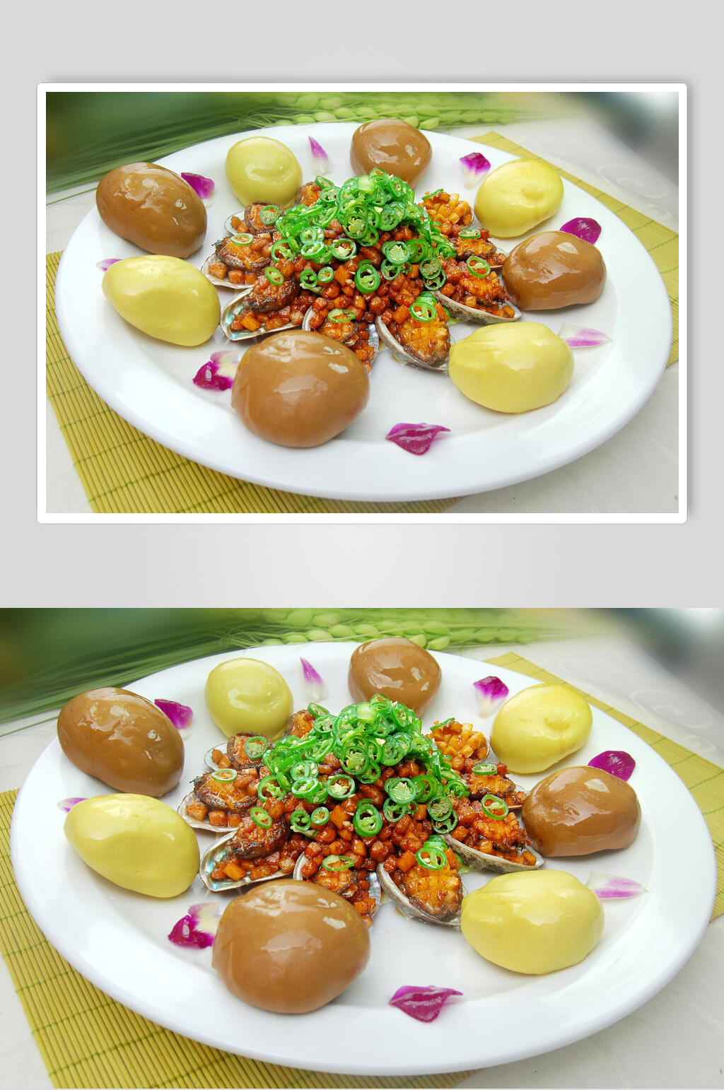 麦香鲍鱼仔餐饮实拍图片素材