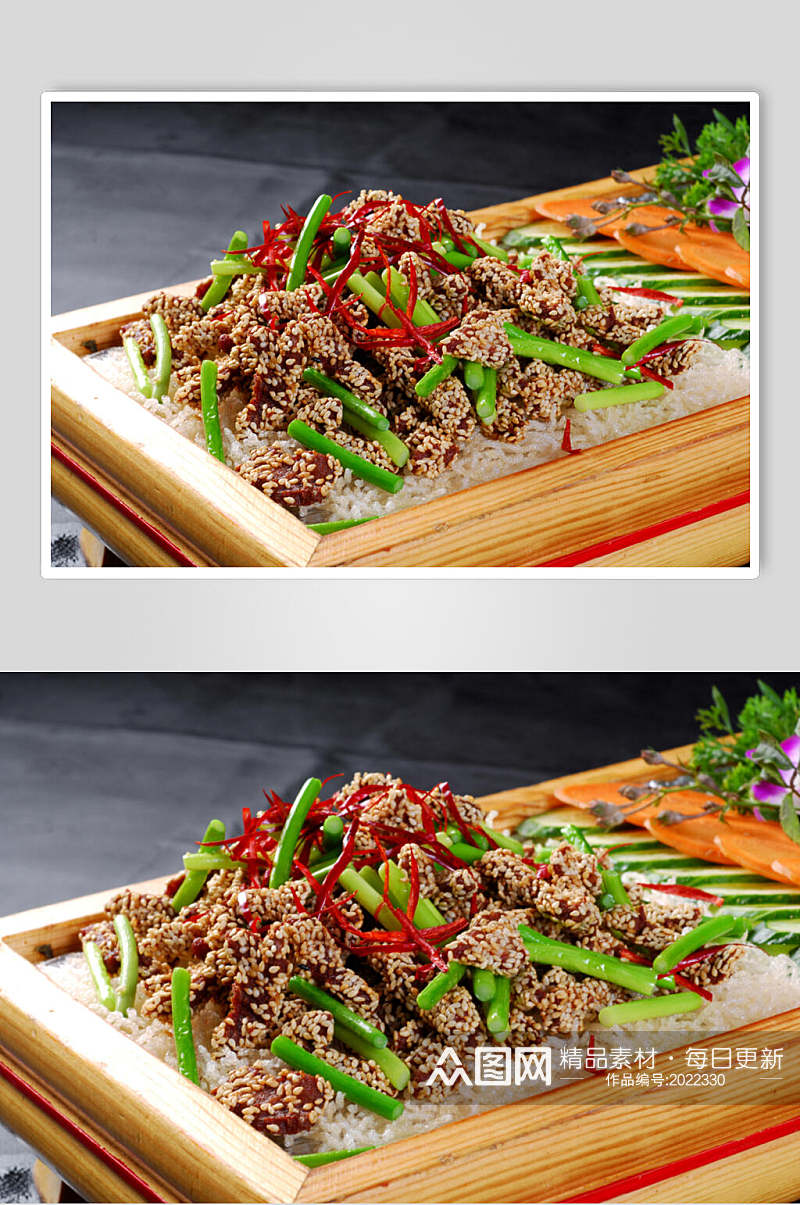 热菜宫廷鹿肉美食摄影图片素材