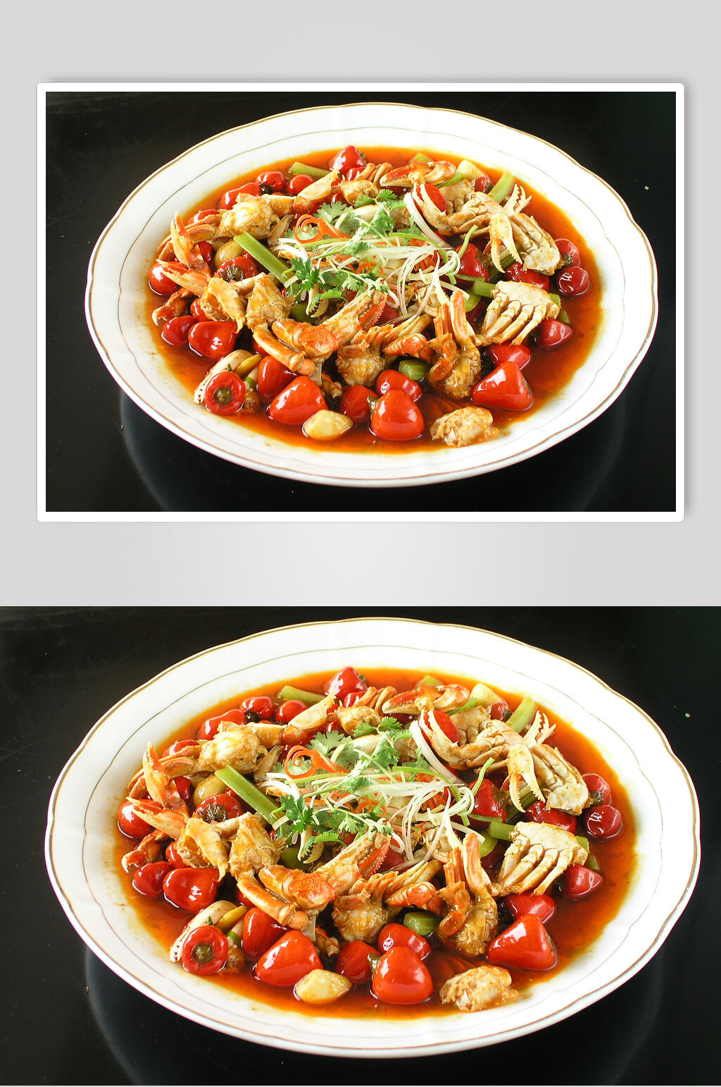 红泡小炒蟹美食图片素材
