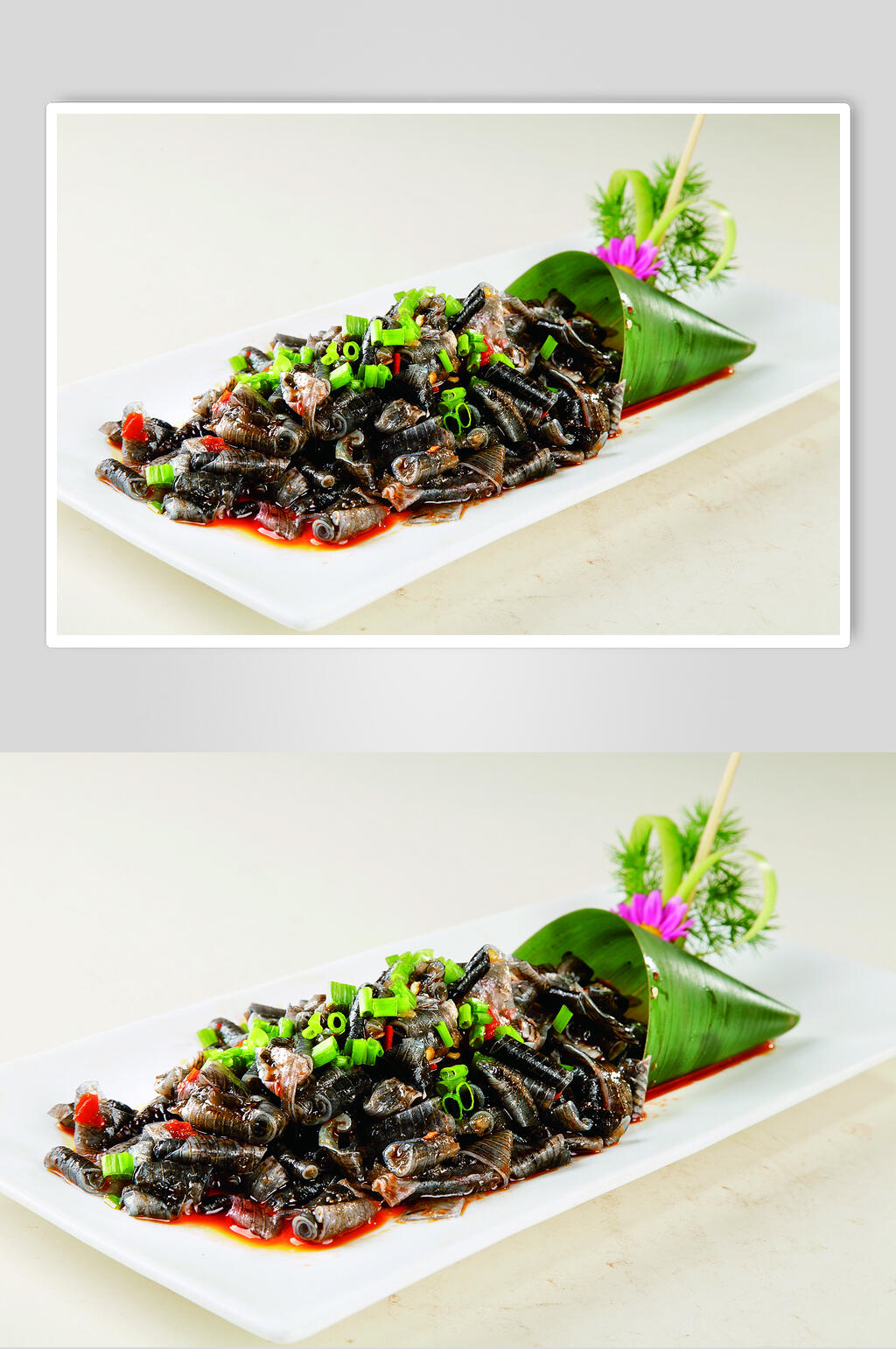 养颜鱼皮食物高清图片素材