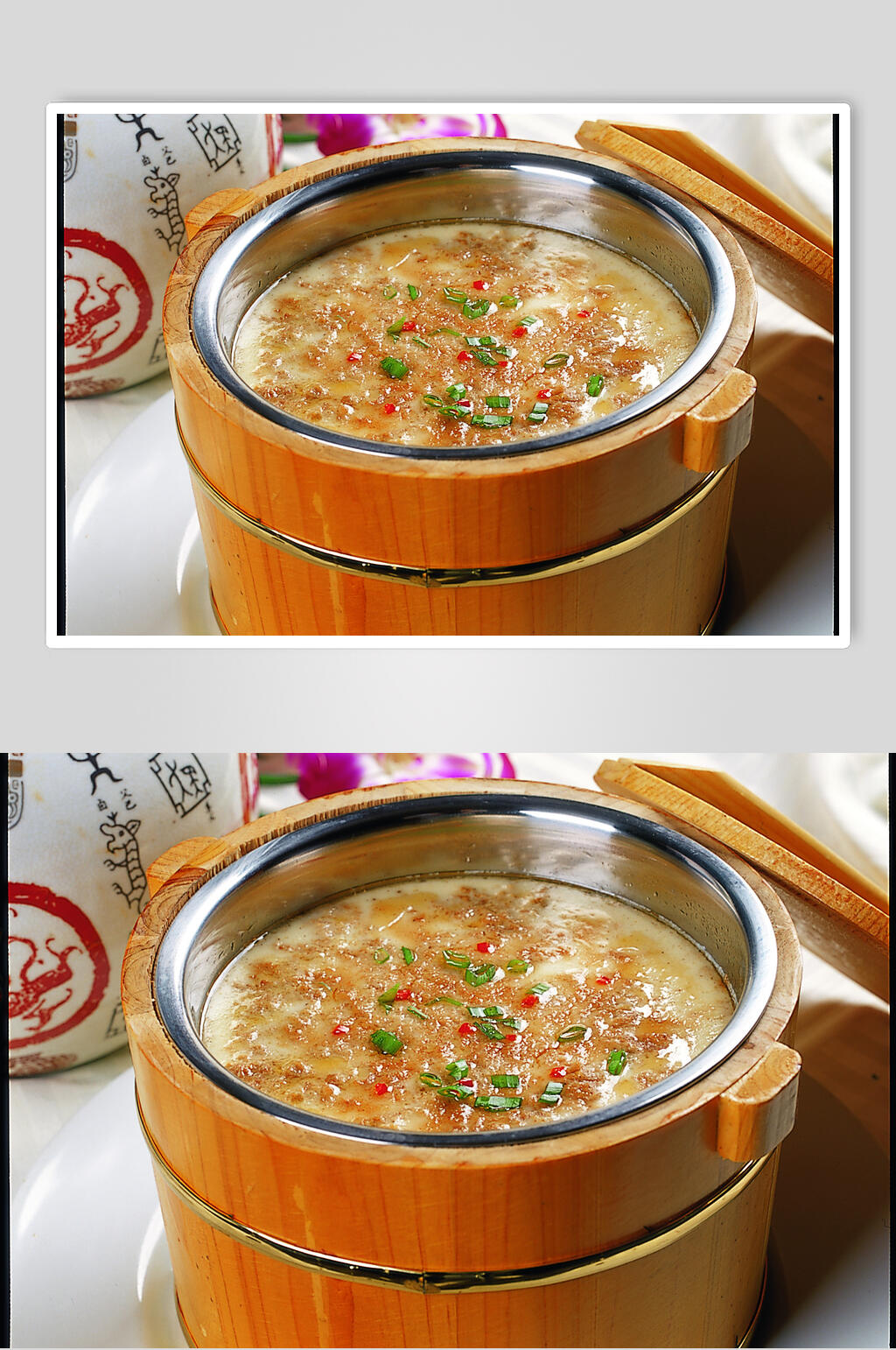 肉沫蒸水蛋食物图片素材