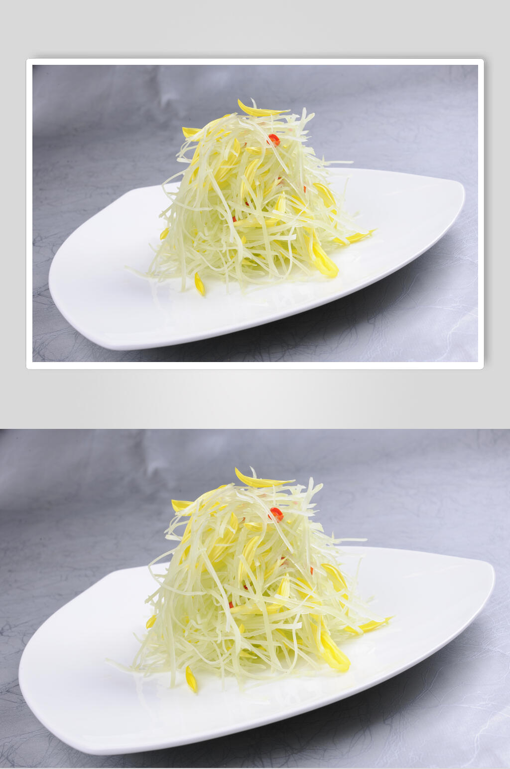 菊花拌笋丝食品摄影图片素材