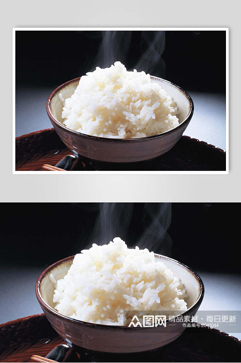飘香蒸米饭食物图片素材