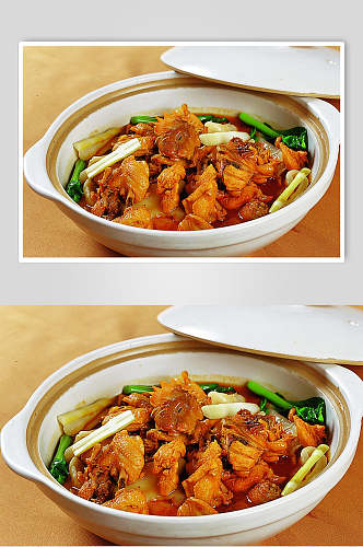 砂锅面疙瘩鸡元美食食品图片