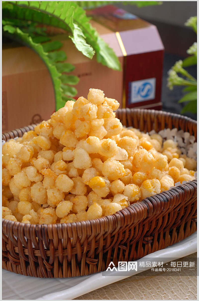 特色金沙玉米餐饮食品图片素材