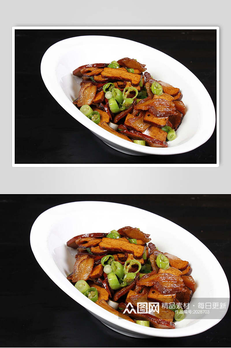 豆腐干炒肉摄影图片素材