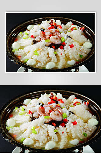 官府海鲜锅美食食品图片