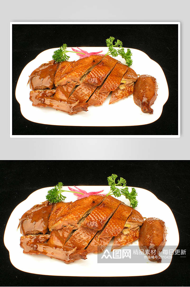 新鲜杭州卤鸭美食摄影图片素材