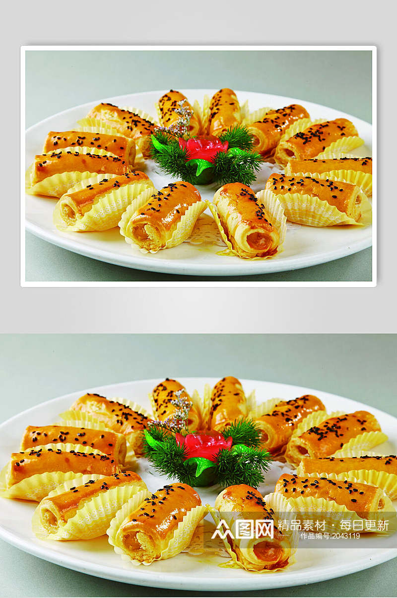 明炉菠萝酥美食食品图片素材