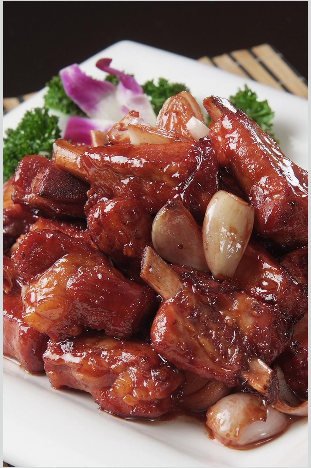 乳香小排美食摄影图片素材