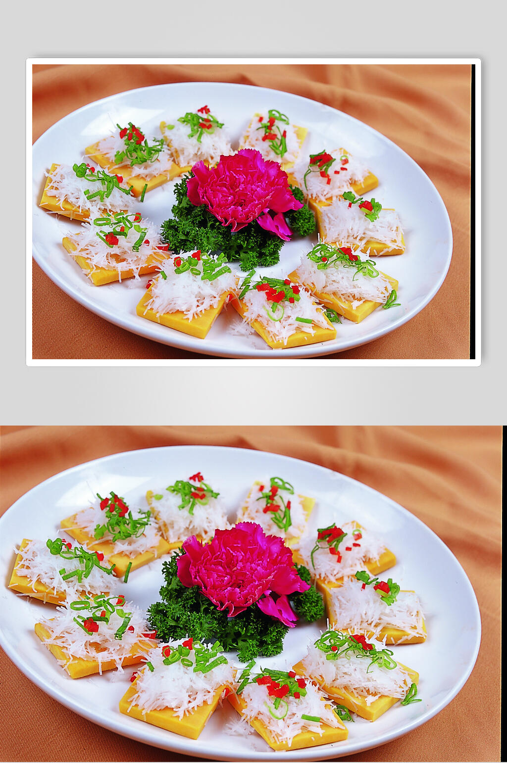 黄金白玉盏食品图片素材
