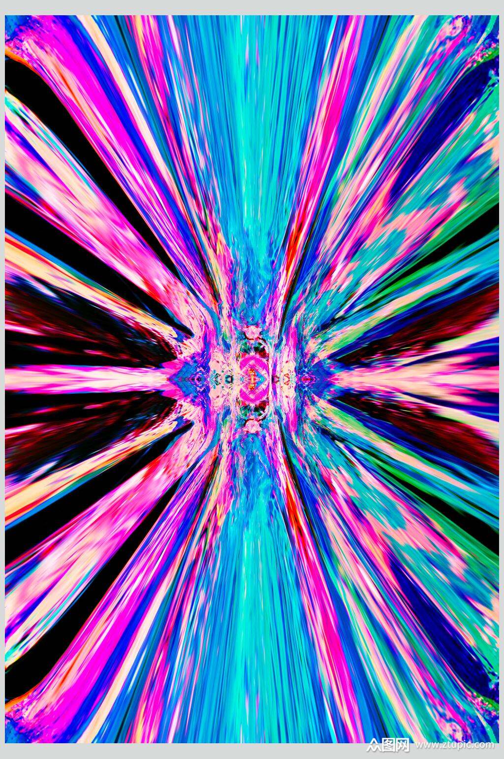 简约绚烂浅蓝色放射性纹理图片摄影图