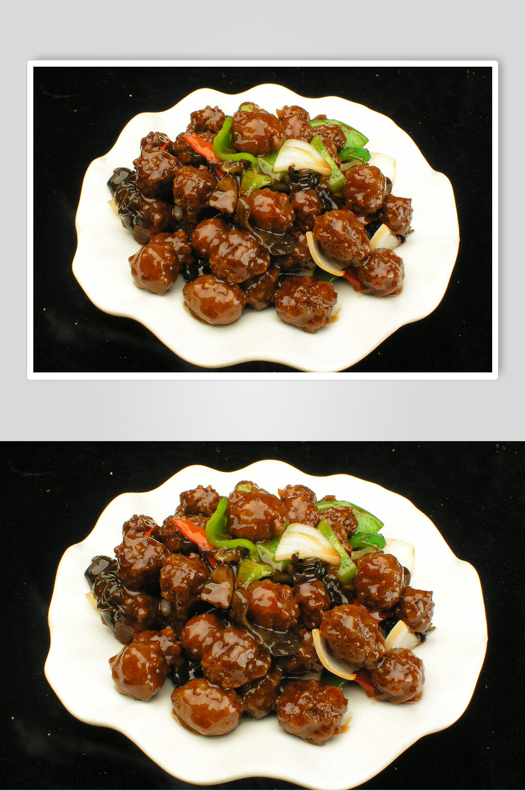 焦溜丸子食品图片素材