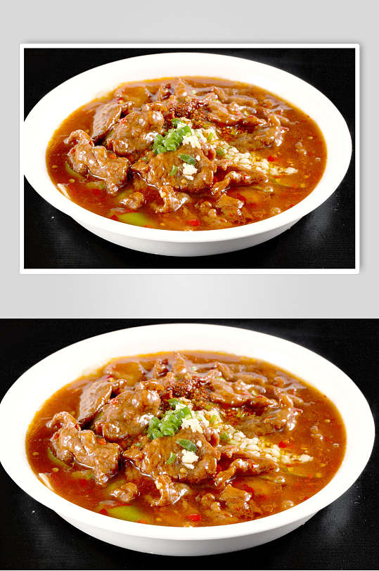 招牌特色水煮牛肉图片