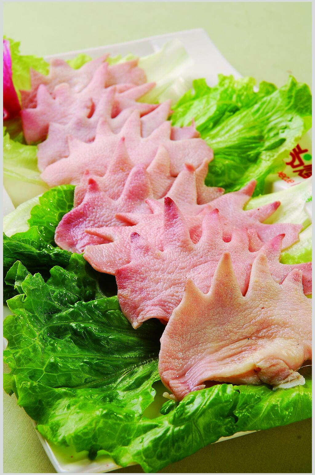 生烤鸡冠子食物摄影图片素材