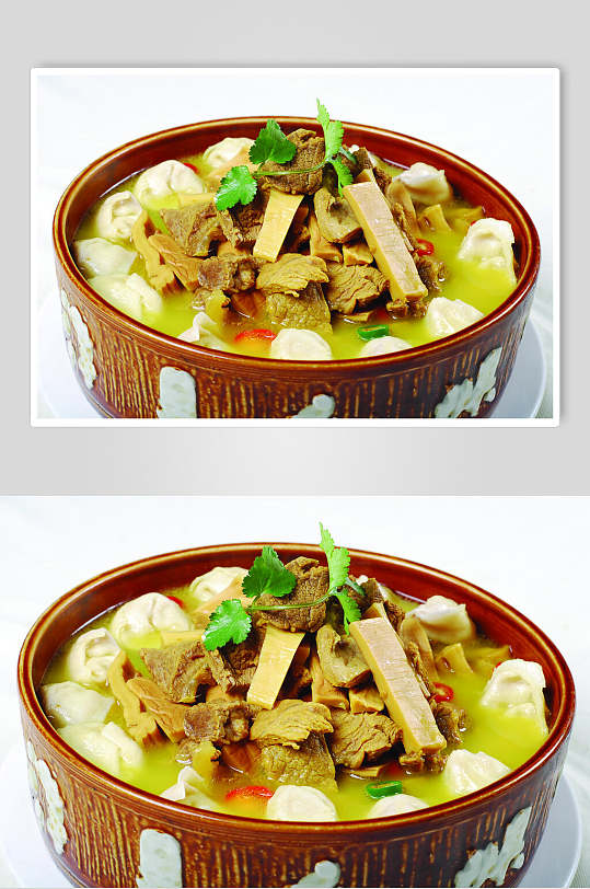 发笋鱼饺牛腩美食图片