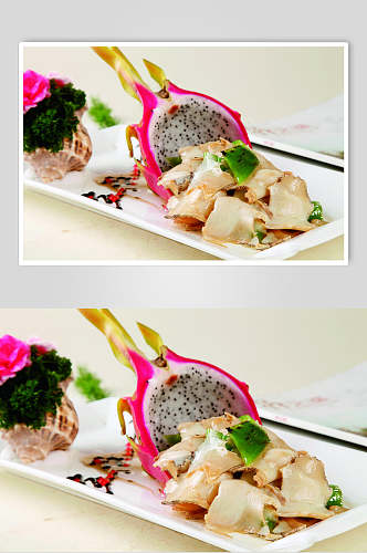 火龙海藻片美食食品图片