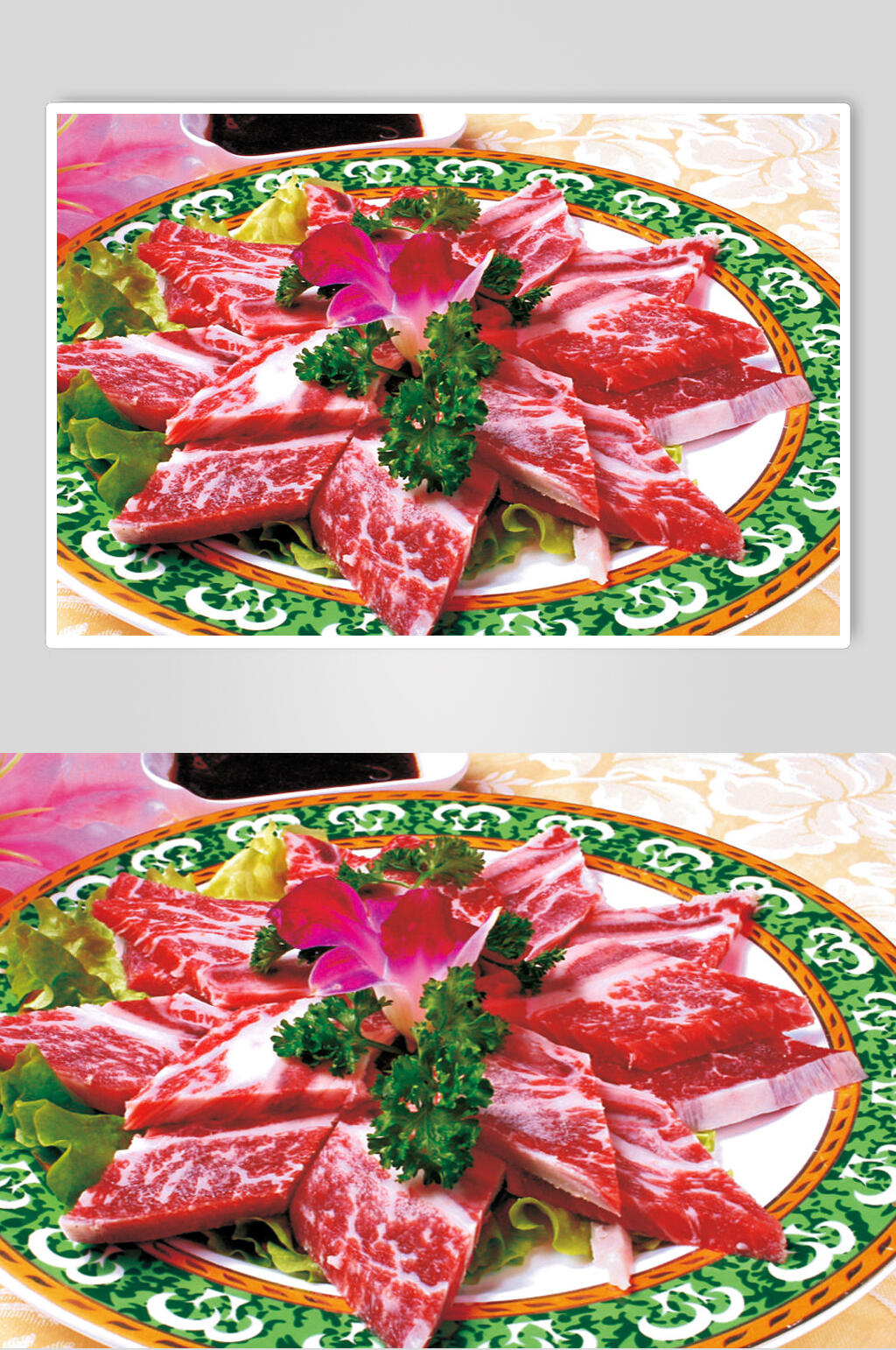 香港牛仔骨美食摄影图片素材