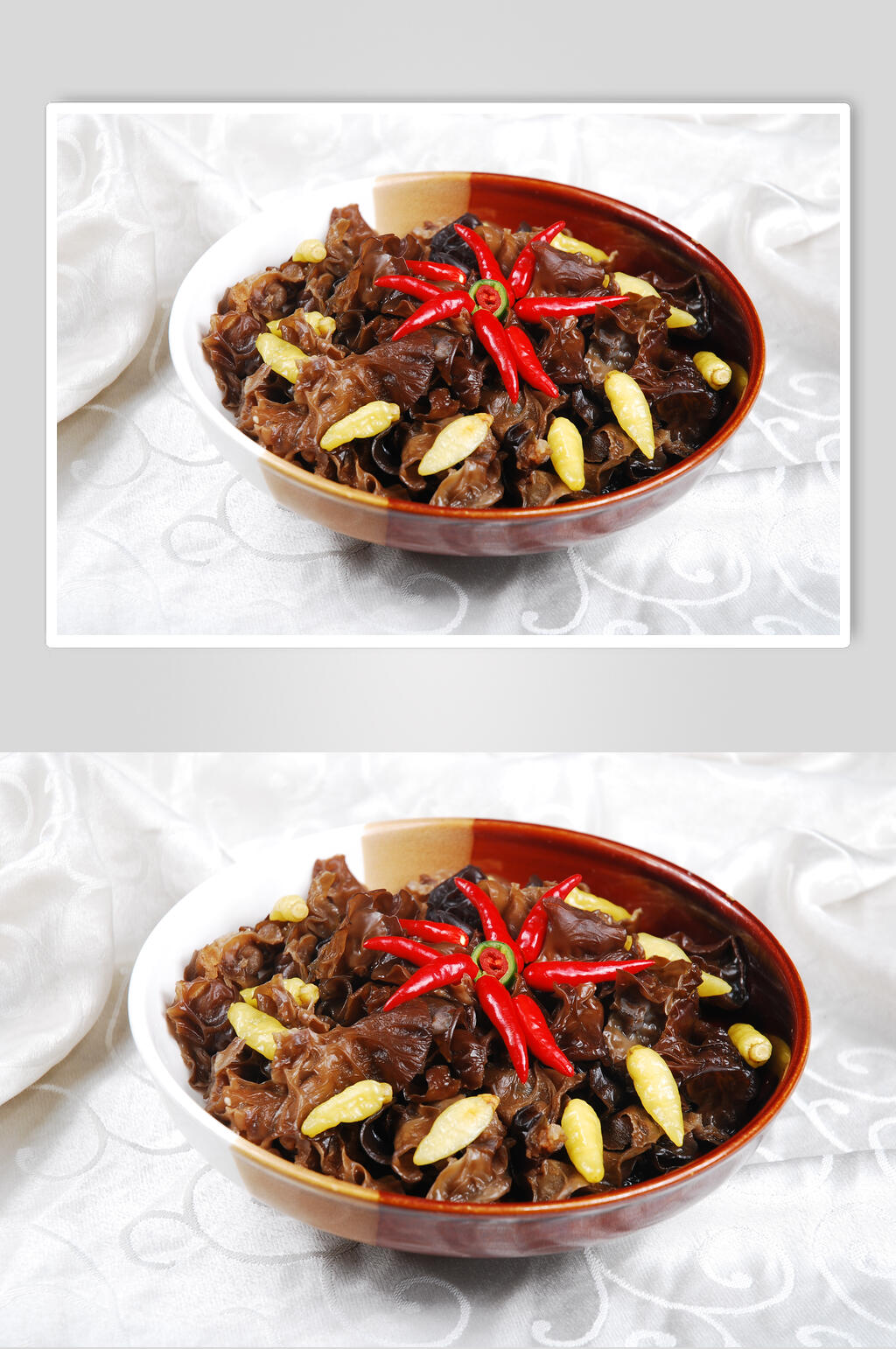 特色酸辣野生木耳食物摄影图片素材