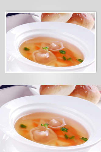 汤类特制鸡精汤美食摄影图片