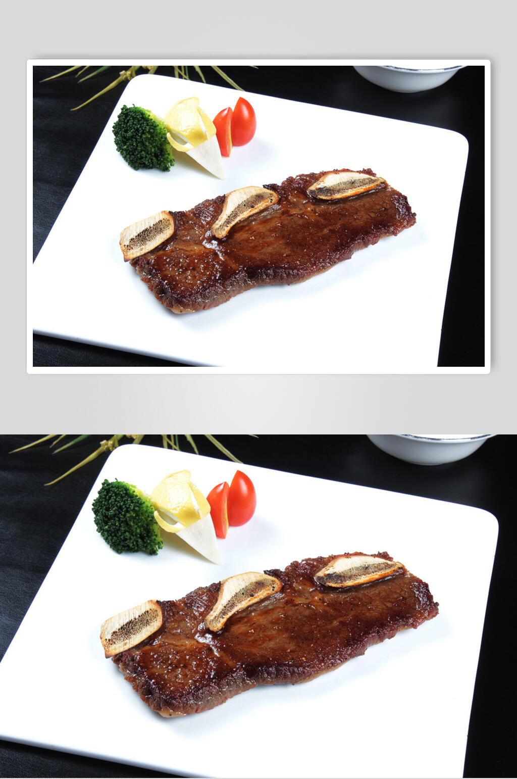 堂煎牛仔骨美食图片素材