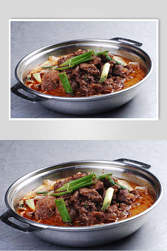 特色驴肉锅元美食食品图片