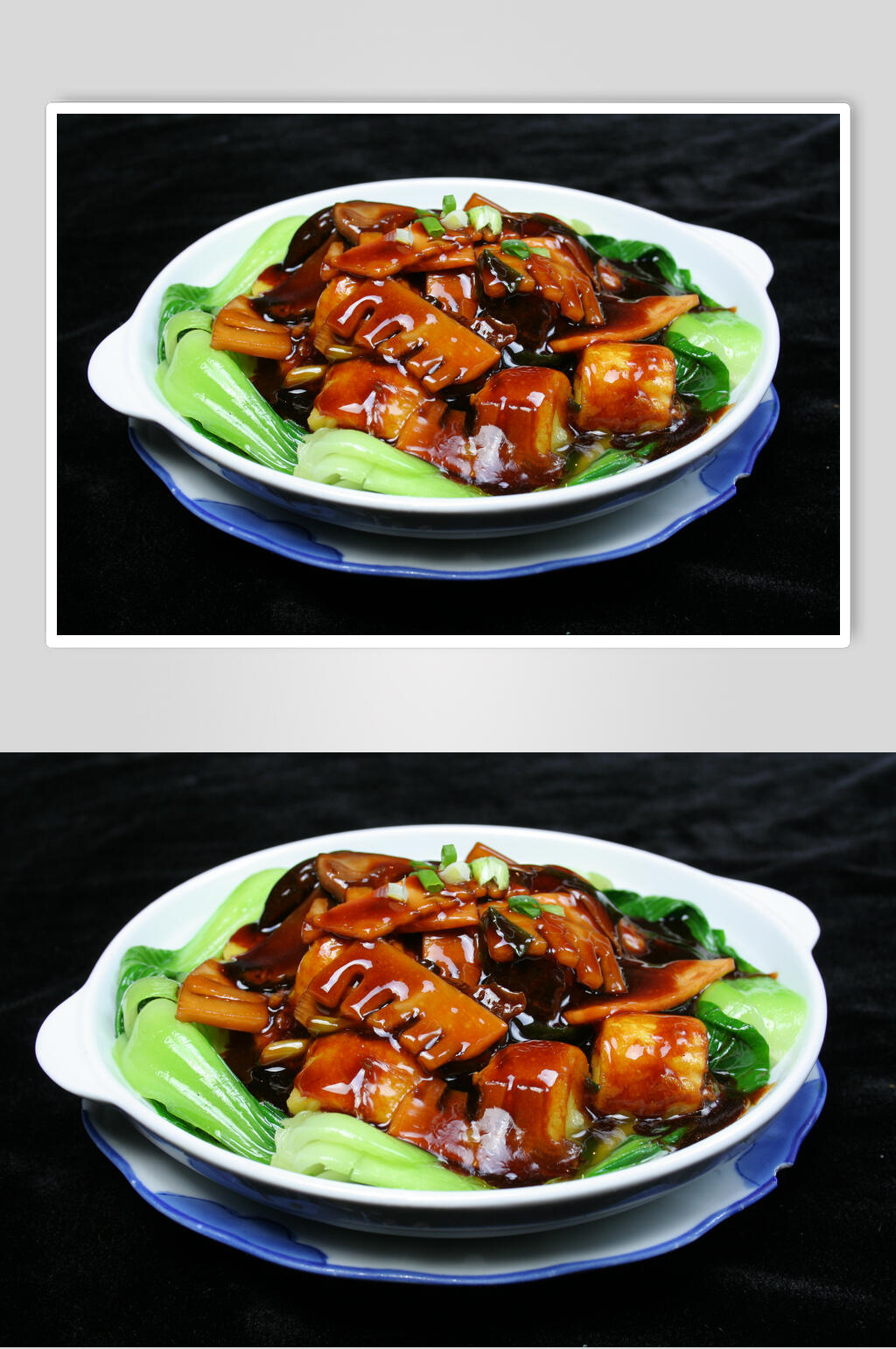 红烧日本豆腐美食图片素材