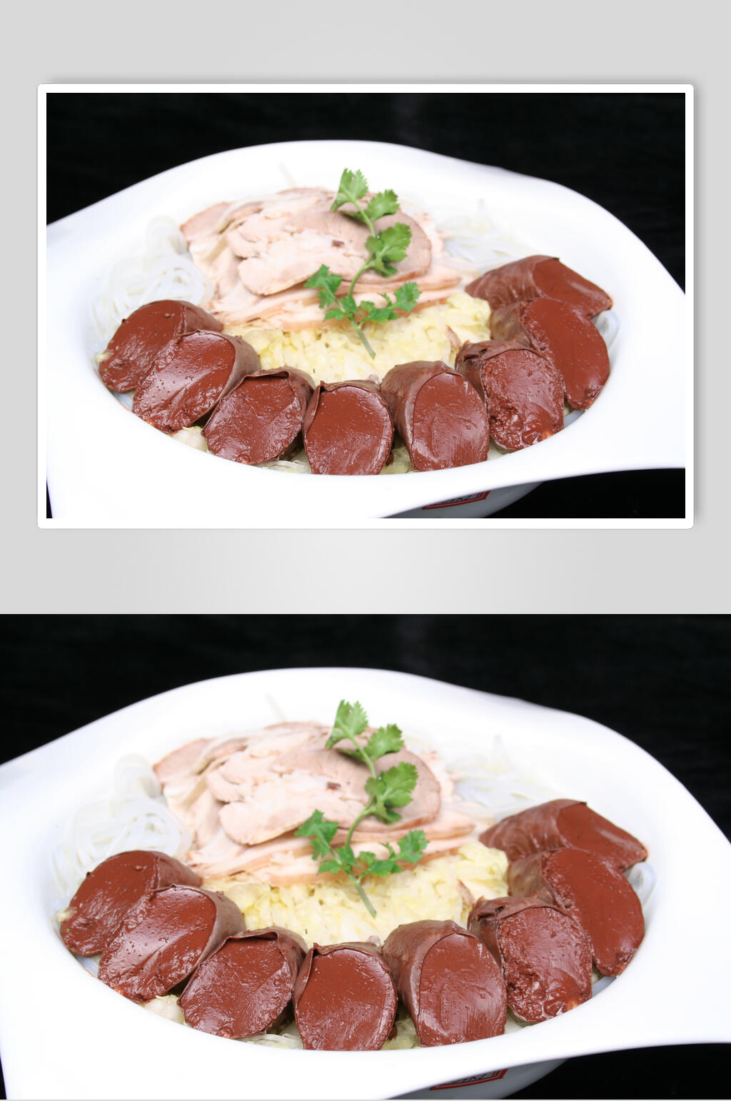血肠汆白肉食品摄影图片素材