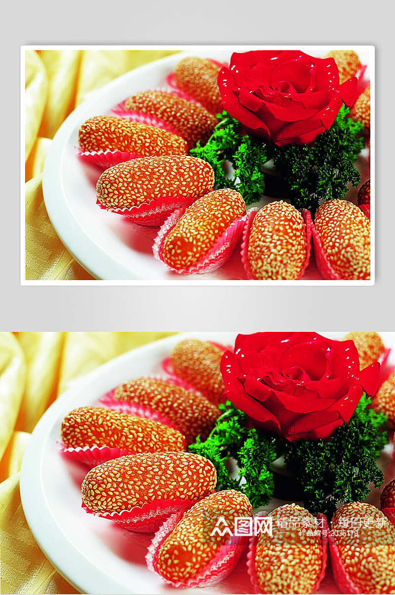 鲜香美味金瓜蜜枣食品高清图片素材