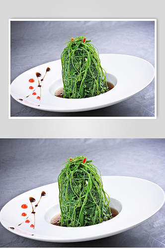 沙姜龙须菜餐饮食品图片