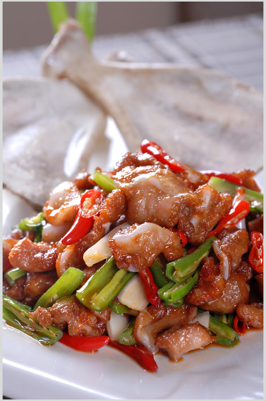 风情月牙青美食摄影图片素材