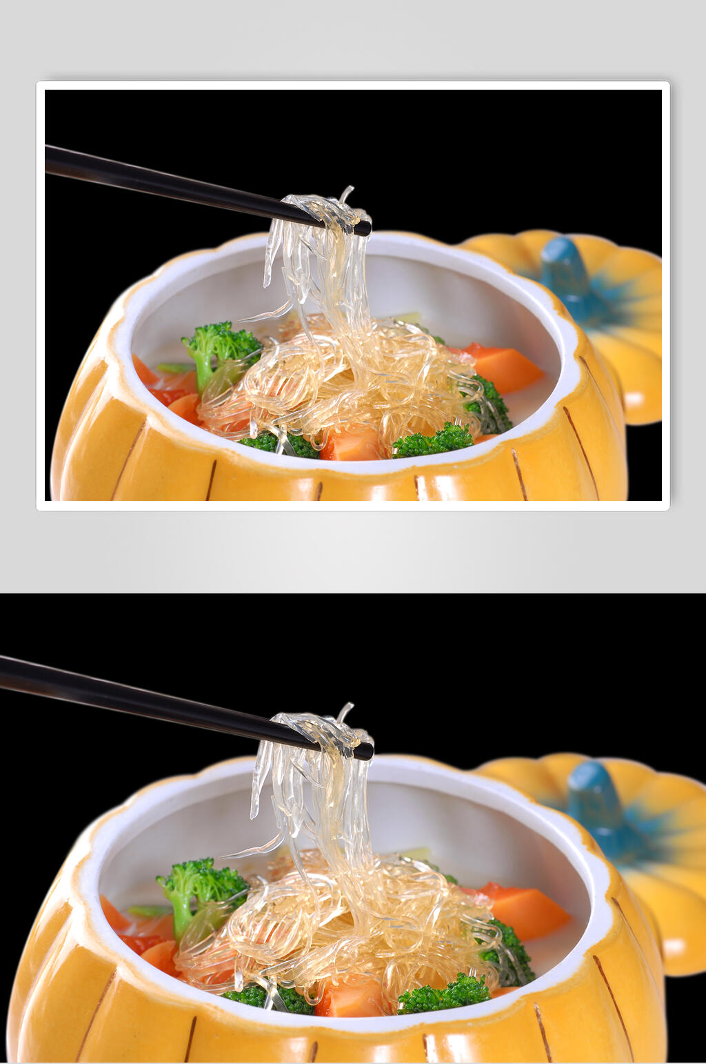 热菜木瓜炖鲜翅鱼唇美食摄影图片素材