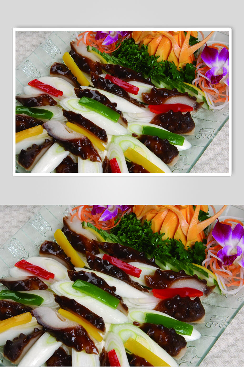 京蒸爆炒素刺身美食高清图片素材