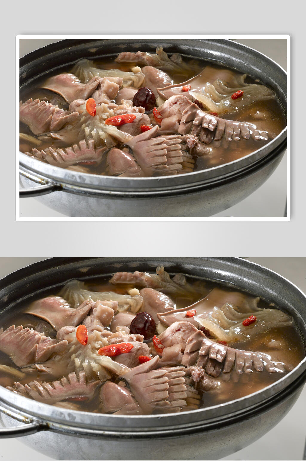 锅仔三宝食物图片素材