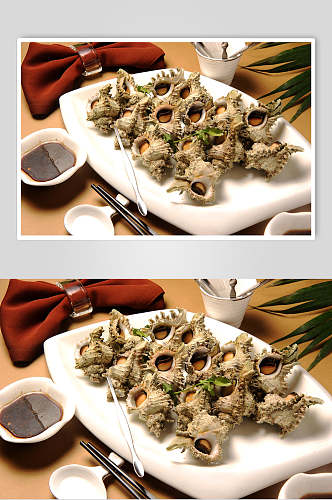 白灼刺螺美食食物图片