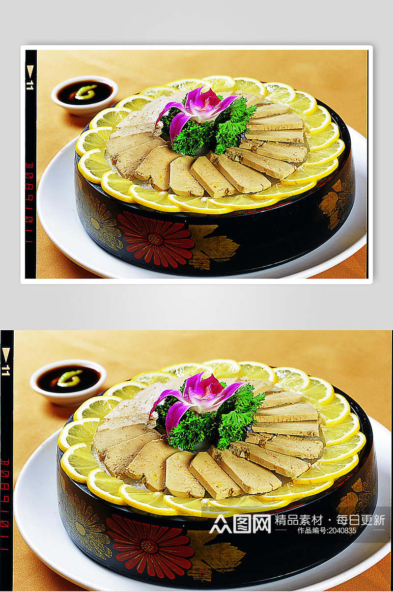 法国鹅肝美食食物图片素材