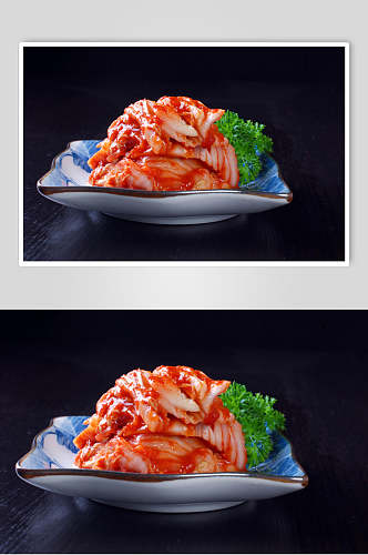 前菜韩式泡菜美食摄影图片