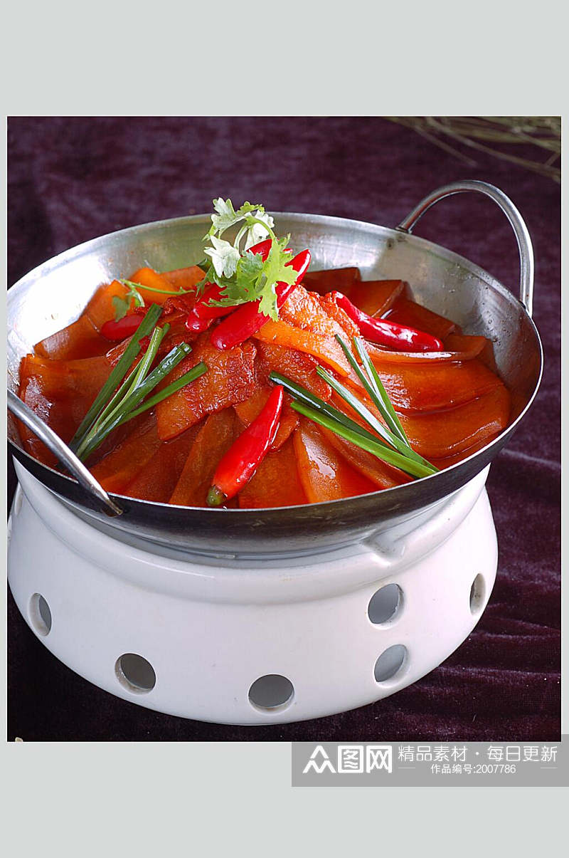 热菜赣乡萝卜煲美食高清图片素材