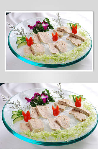 冰冻法国鹅肝餐饮食品图片