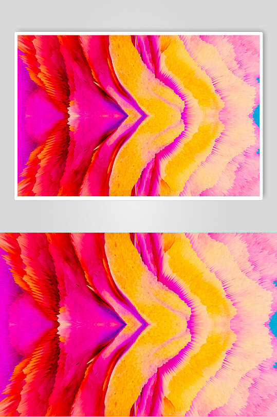 蝴蝶兰放射性几何形状纹理图片