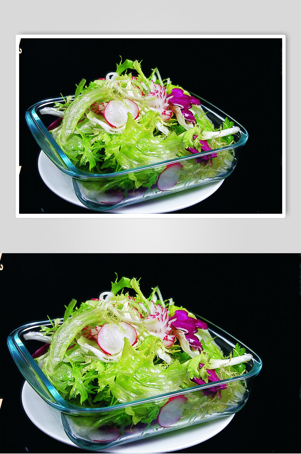 风情大拌菜美食摄影图片素材
