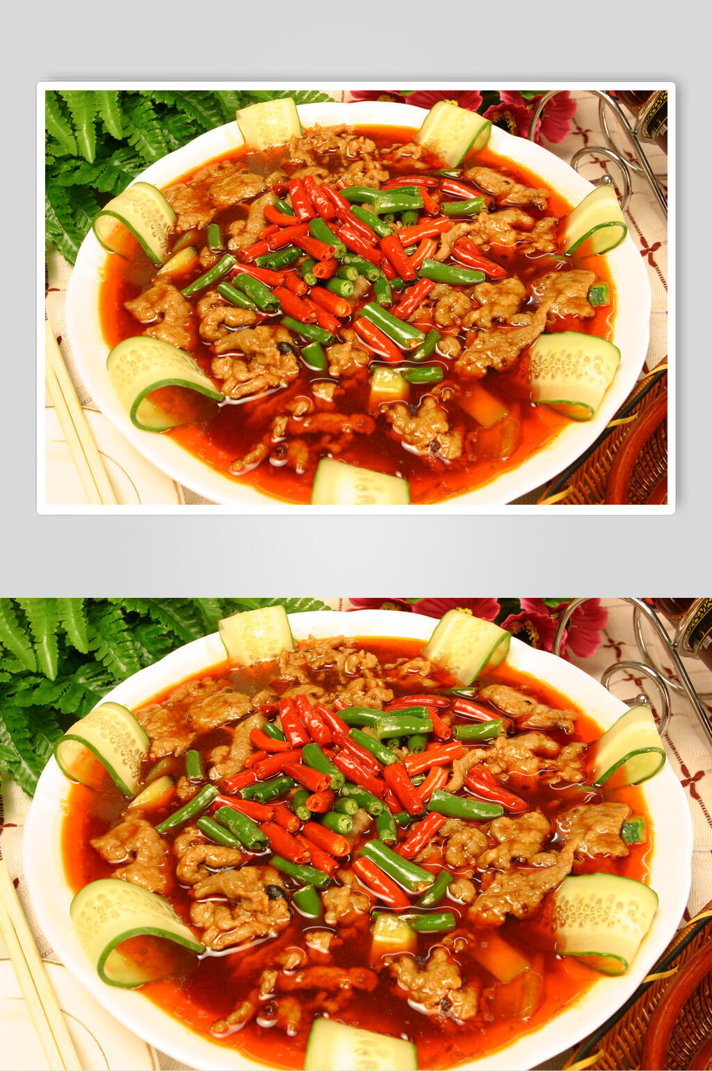尖椒牛柳食品图片素材