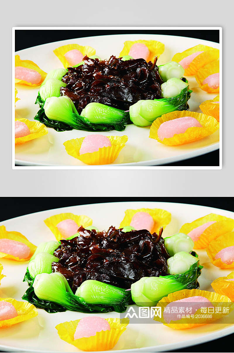 雪梅海参餐饮美食图片素材
