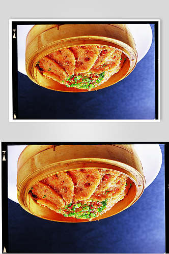 粉蒸莲藕食物图片