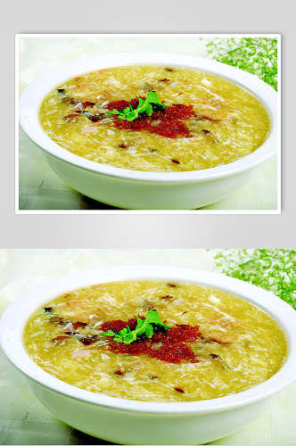 鸡茸粟米羹元窝餐饮食物图片