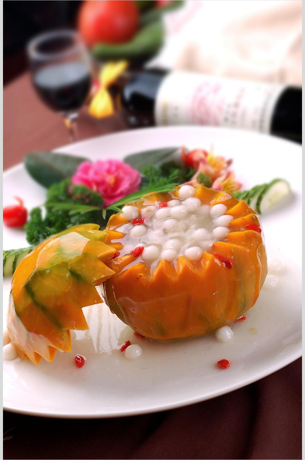 八宝金瓜食品摄影图片素材