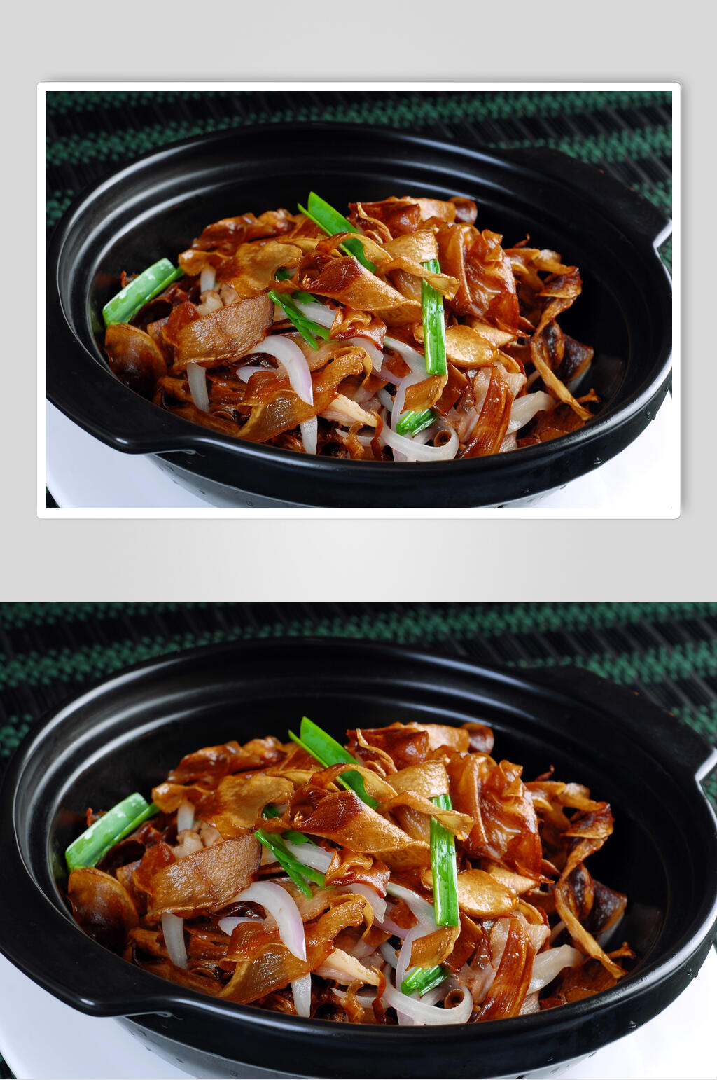 丽园杏鲍菇餐饮实拍图片素材