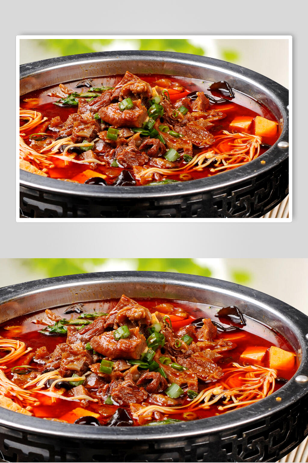 豆芽水煮牛肉图片素材