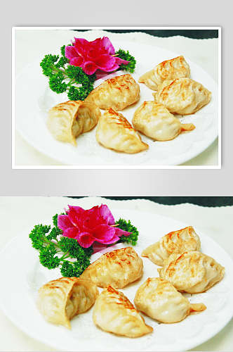 鲜香美味广式煎饺美食图片